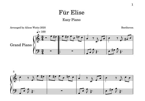 fleur elise piano